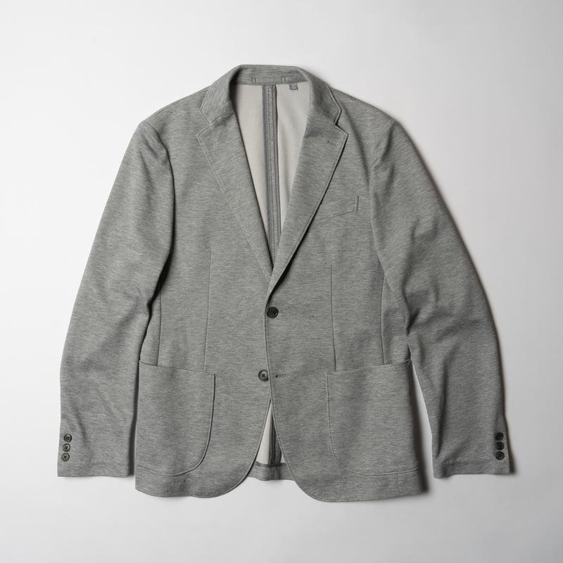 Men Uniqlo Blazer Grey Cotton 38 / M / 46