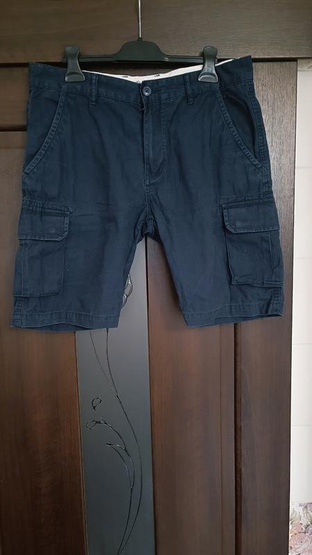 Homme Shorts Bleu Marine Coton 33 / L / 48