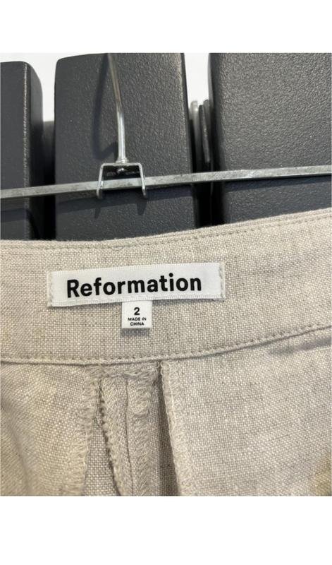 Femme Reformation Pantalons Beige 36 / S / 44