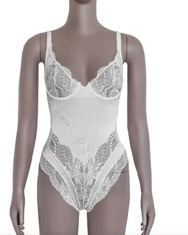 Women Christian Dior Bodysuit White 34 / XS / 42
