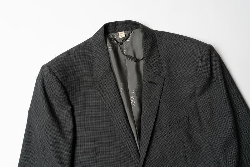 Мужской Burberry Пиджак Серый Шерсть 38 / M / 46