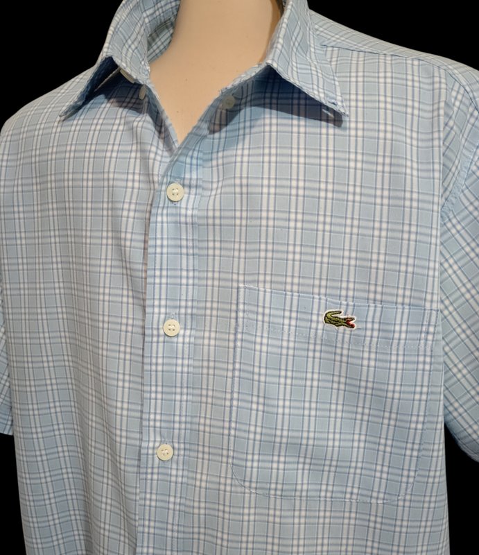 Homme Lacoste Chemise Blanche Coton 40 /L / 48
