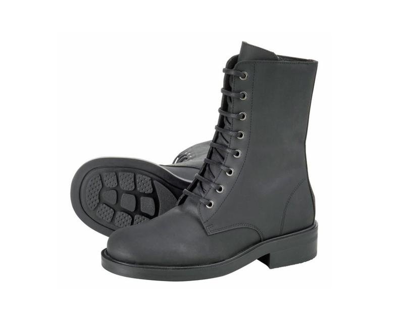 Women Highway Boots Black Leather 37