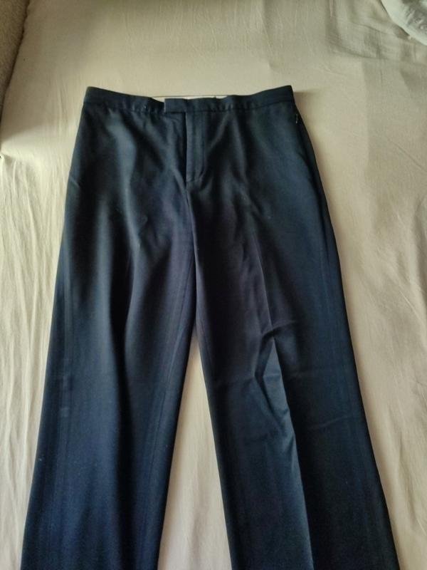 Uomo Club Monaco Pantaloni Neri Viscosa 30 / S /
