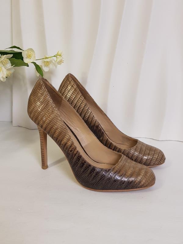 Women Kenneth Cole Heels Brown Leather 38