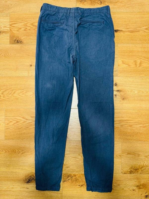 Homme Ben Sherman Pantalons Bleu Marine Coton 31 /