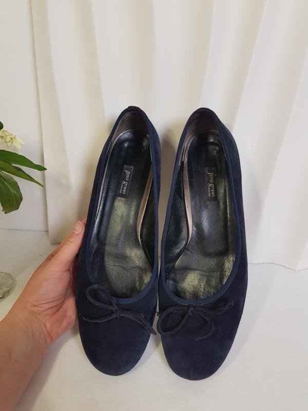 Women Paul Green Heels Navy Suede 40.5