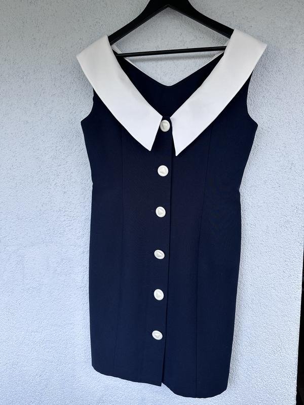 Damen Daniel Ricci Kleid Marineblau 36 / S / 44