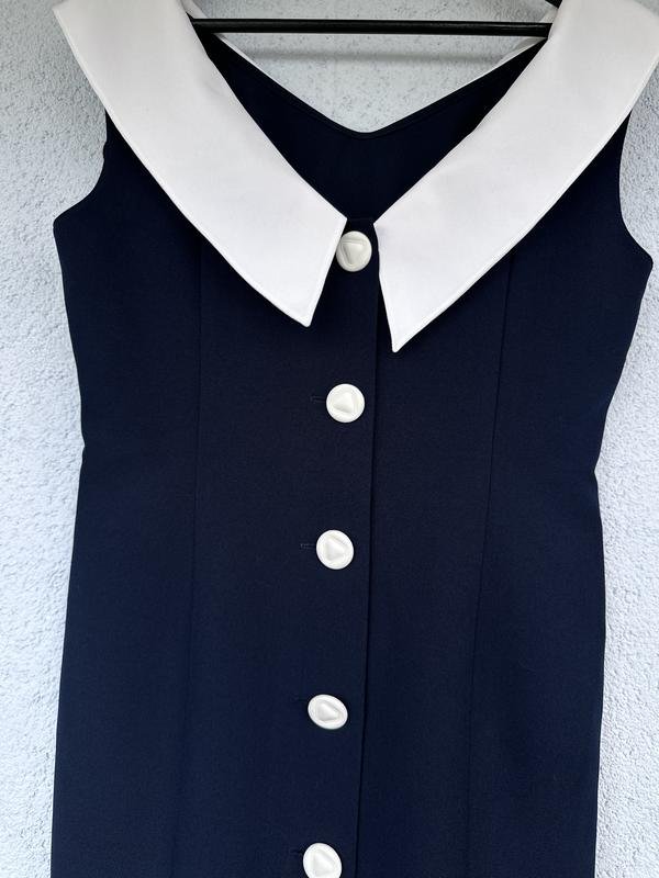 Damen Daniel Ricci Kleid Marineblau 36 / S / 44