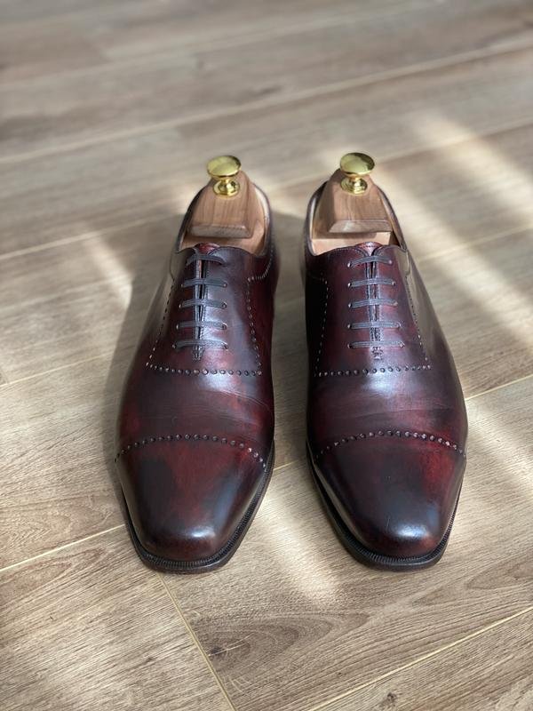 Men ARTIOLI Heels Red Leather 43