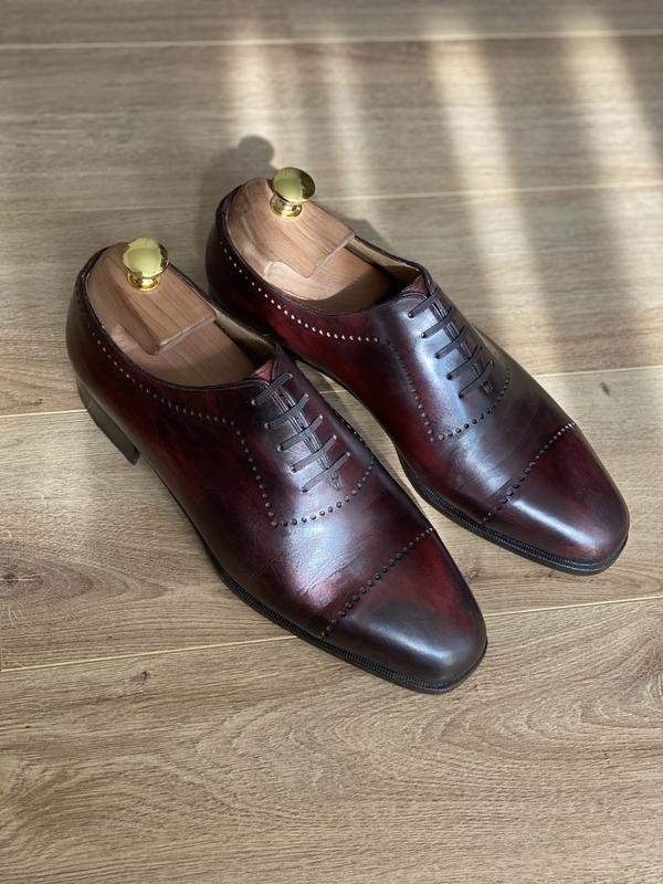 Men ARTIOLI Heels Red Leather 43