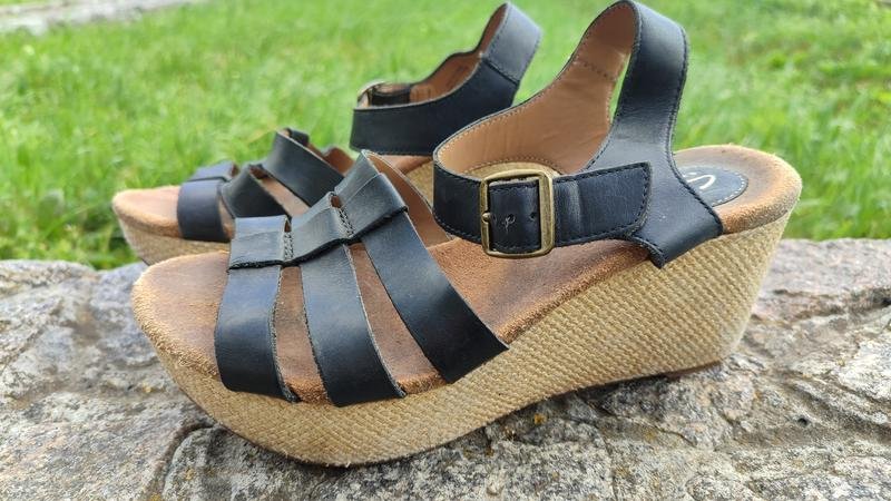 Donna Clarks Tacchi Nero Pelle 37.5