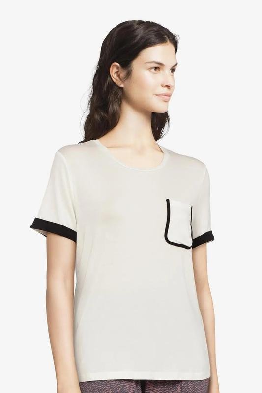 Женская Femilet Пижамная футболка Белая Модал 46 /