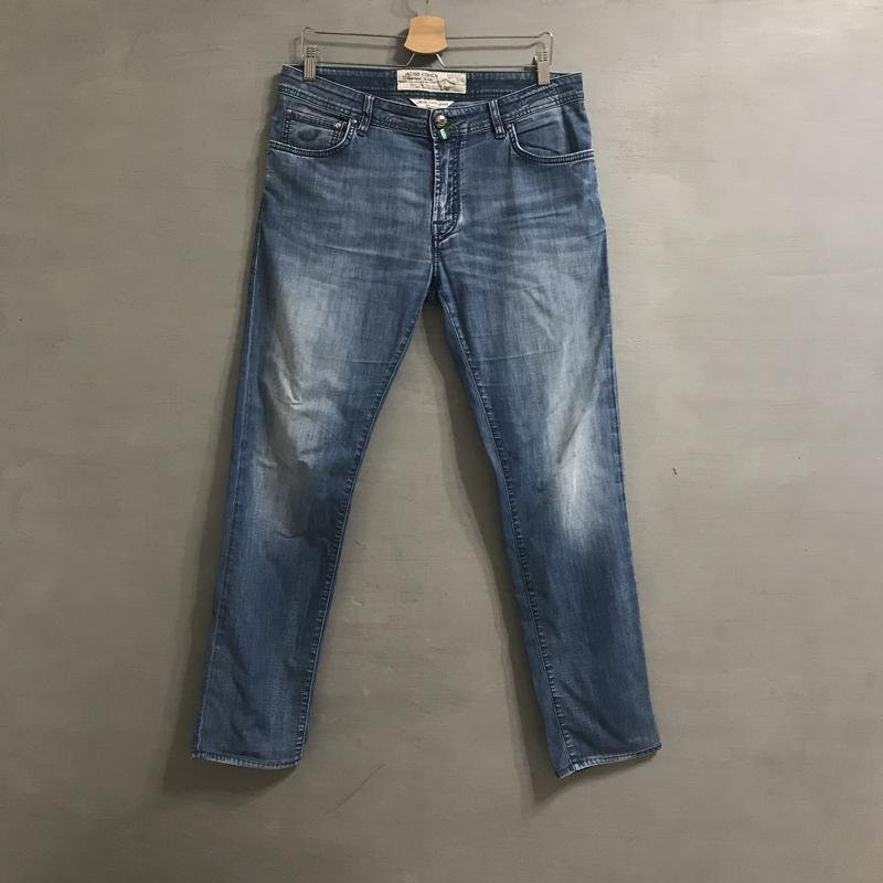 Мужской Jacob Cohen Джинсы Тёмно-синий Вискоза 34