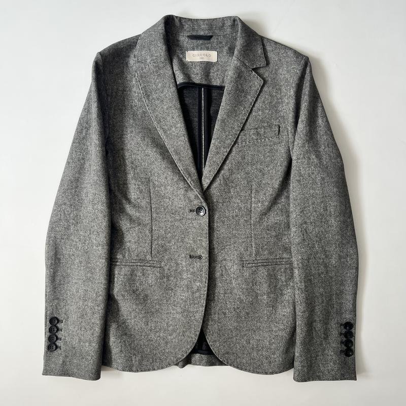 Women Circolo 1901 Blazer Grey Cotton 38 / M / 46