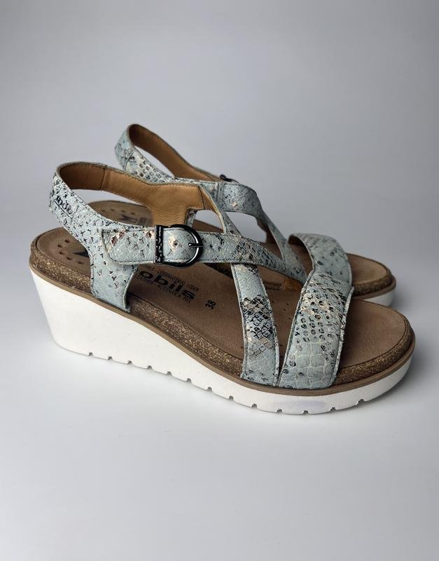 Женские Mephisto Босоножки Бирюзовые Кожа 38