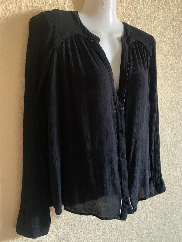 Женская Ba&sh Блуза Чёрный Вискоза 34 / XS / 42