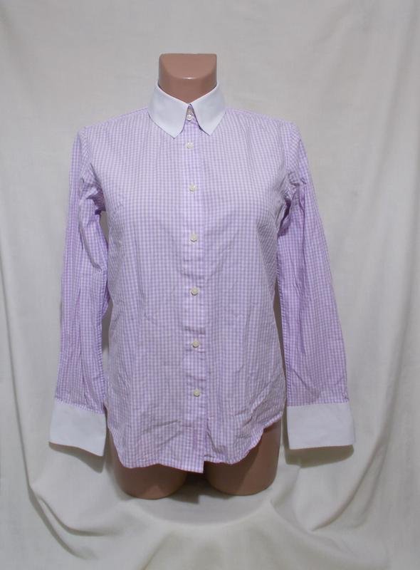 Damen Barbour Hemd Weiß Baumwolle 36