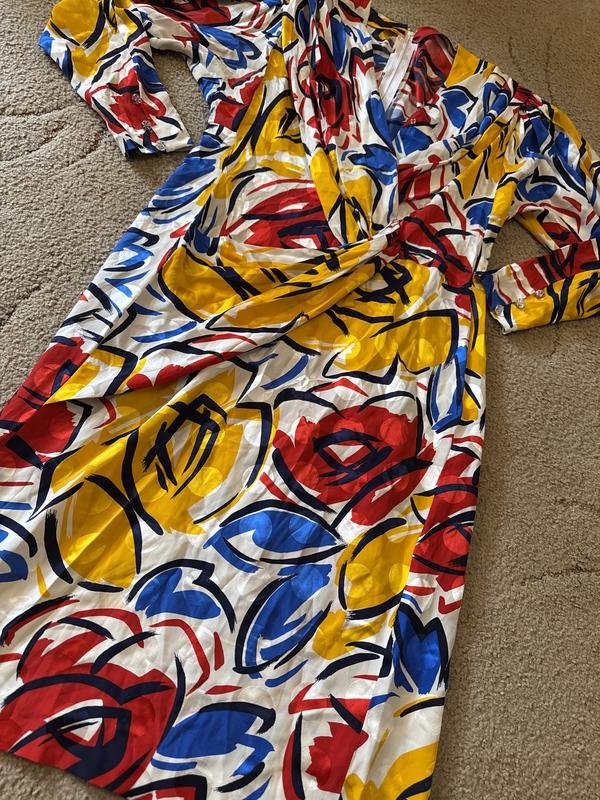 Damen Brioni Kleid Mehrfarbig Seide S