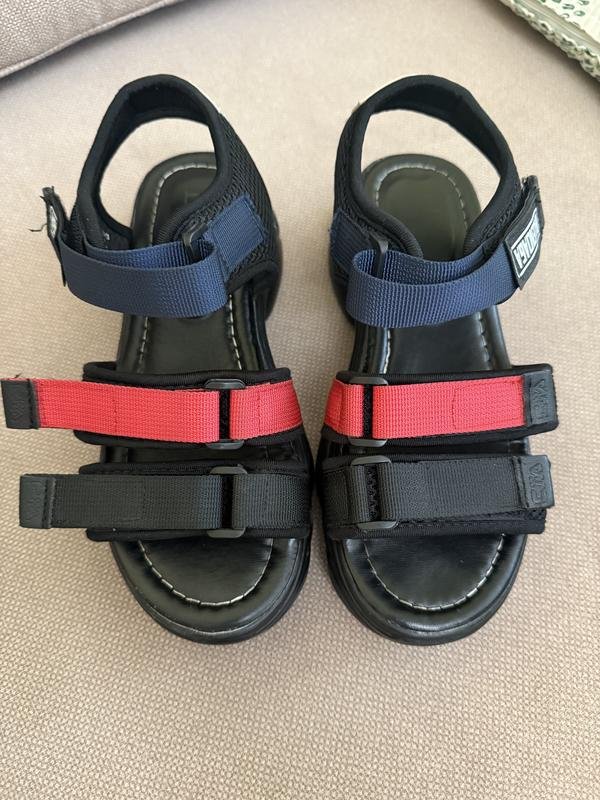 Женские Balenciaga Босоножки Чёрный Текстиль 37