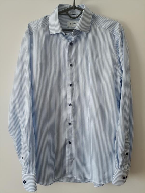Женская Eton Рубашка Белая Полоска 36 / S / 44