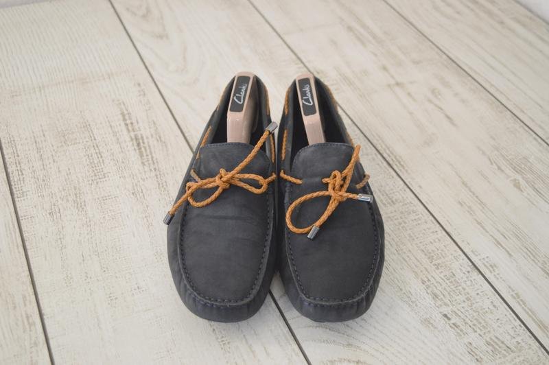 Мужские Dune Мокасины Тёмно-синие Кожа 44