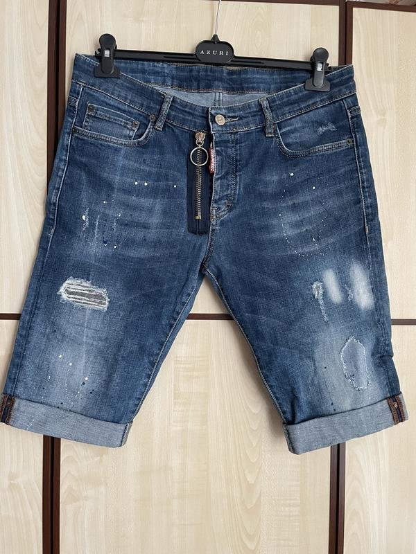 Мужской Dsquared² Шорты Тёмно-синий 32