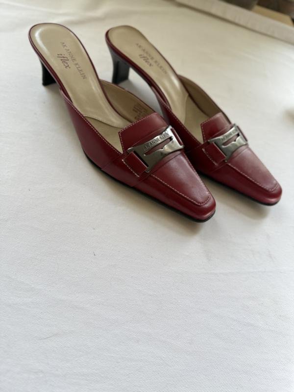 Женские Anne Klein Мюли Красные Кожа 36.5