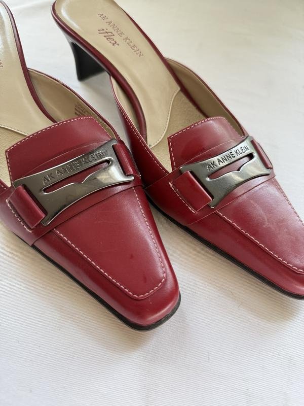 Женские Anne Klein Мюли Красные Кожа 36.5