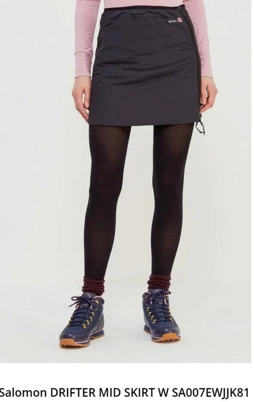Femme Salomon Jupe Noir Polyester 38 / M / 46