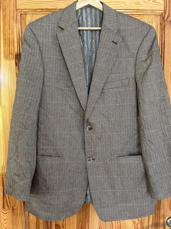 Men Barutti Blazer Navy Silk 42 / XL / 50