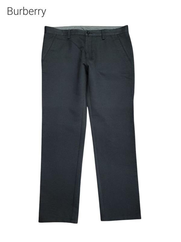 Herren Burberry Hose Grau Baumwolle 36 / XL / 50