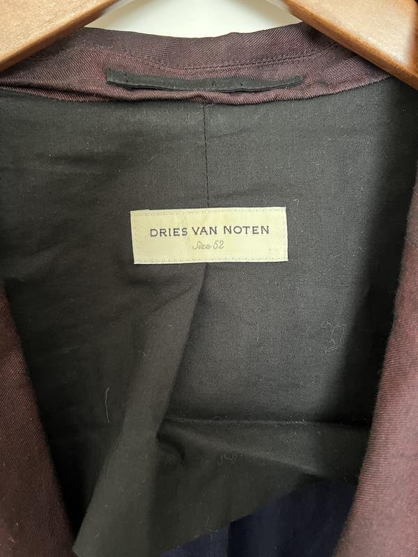 Men Dries Van Noten Blazer Navy 38 / M / 46