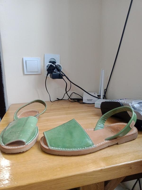 Femme Castelli Talons Vert Cuir 40