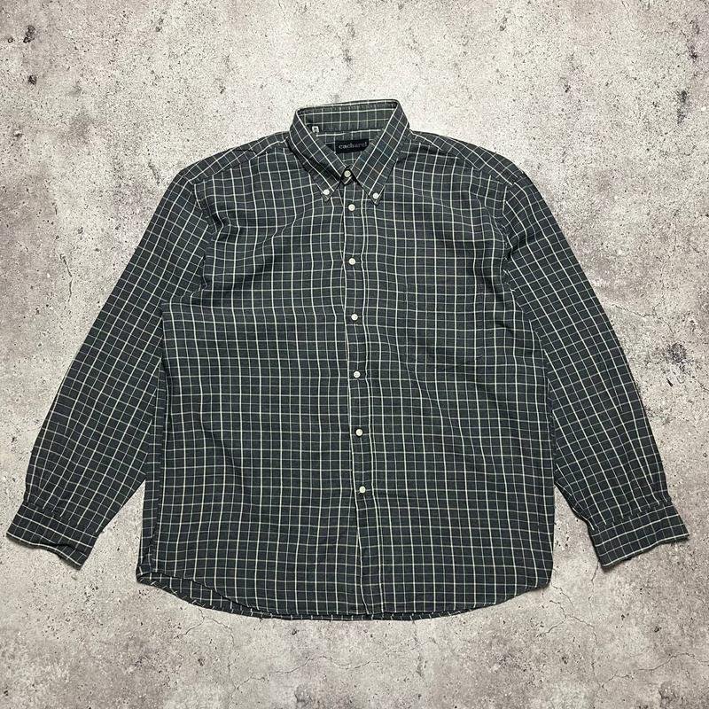 Men Cacharel Shirt Grey Cotton 40 /L / 48