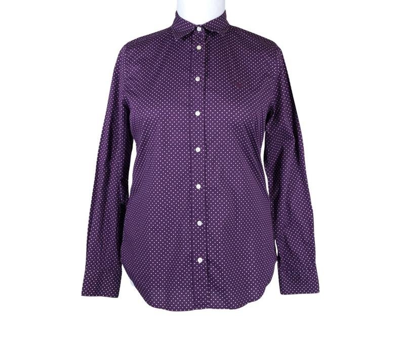 Мужская Gant Сорочка Фиолетовая 34 / XS / 42