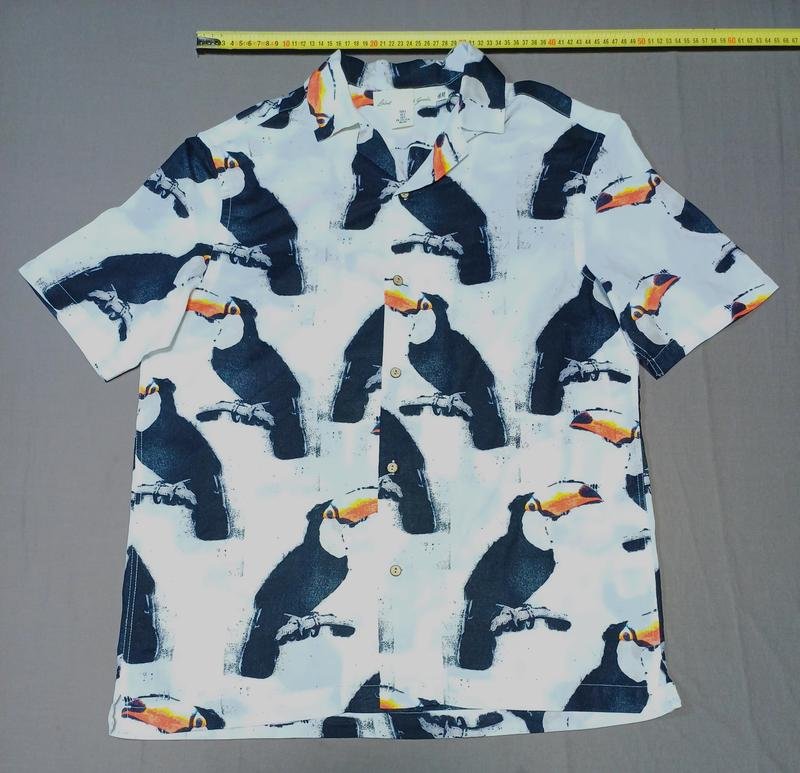 Мужской H&M Футболка Белая Хлопок 36 / S / 44