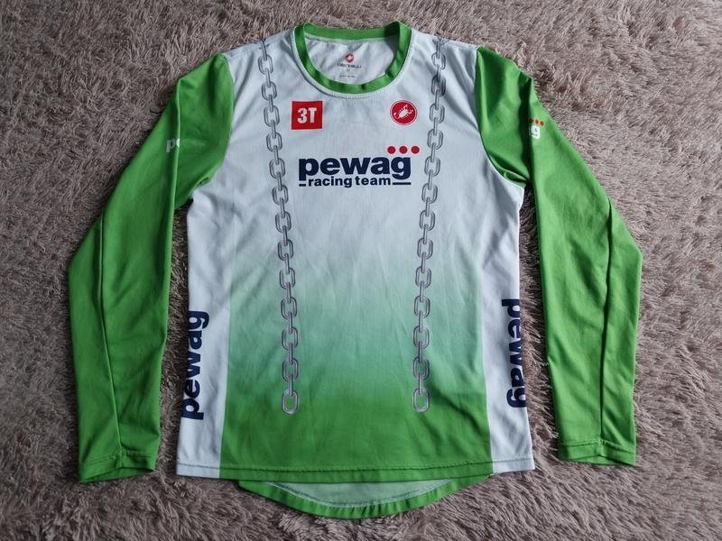 Femme Castelli T-shirt à Manches Longues Vert