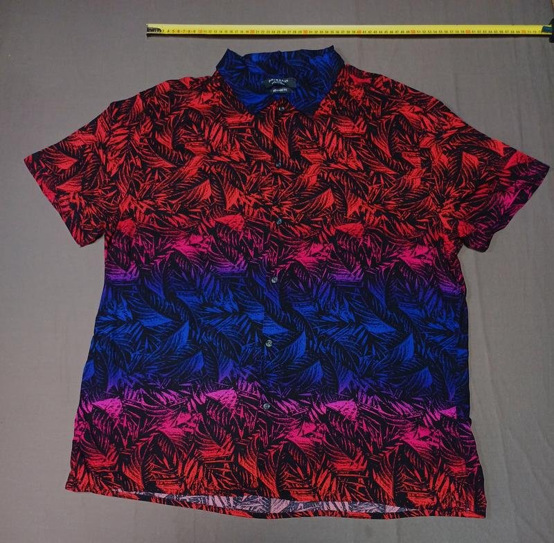 Herren Primark T-Shirt Mehrfarbig Viskose 42 / XL