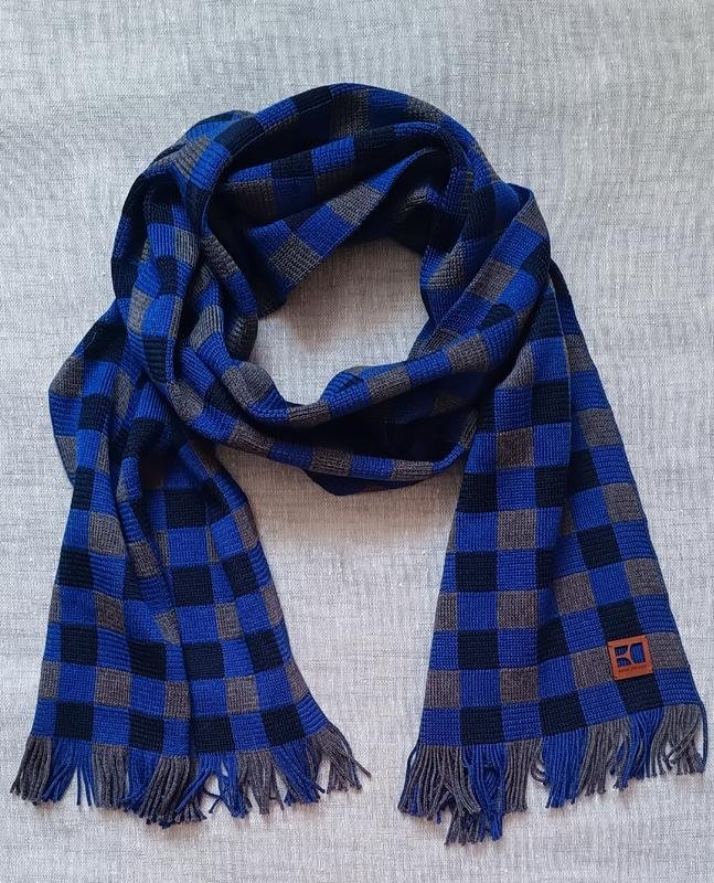 Мужской BOSS Orange Шарф Разноцветный Шерсть