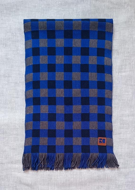 Мужской BOSS Orange Шарф Разноцветный Шерсть