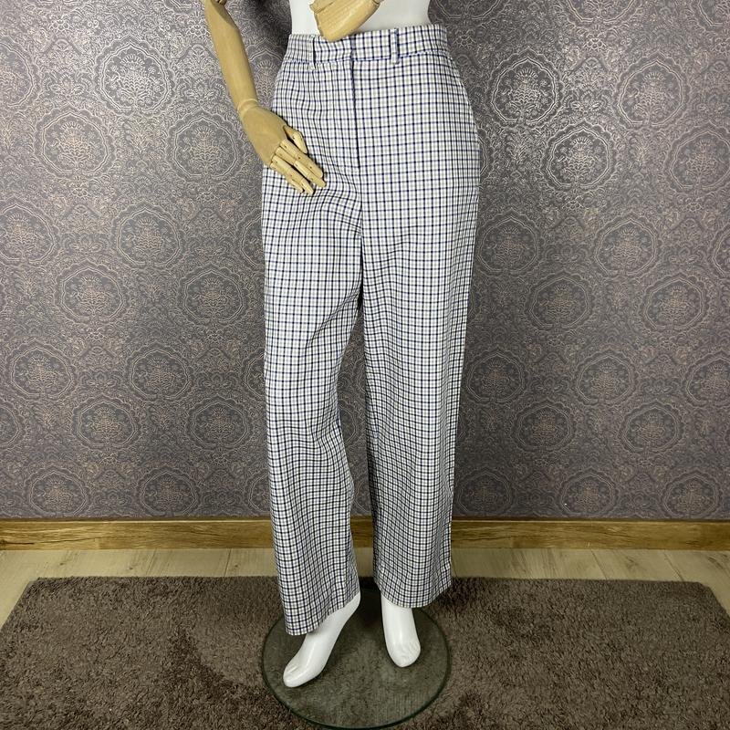 Женские ARKET Брюки Тёмно-синий Хлопок 38