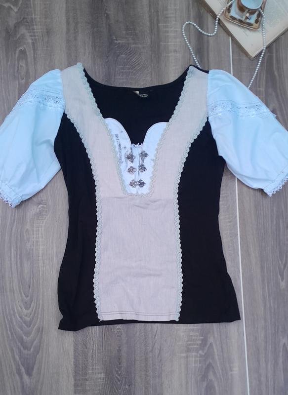 Женская American Vintage Рубашка Чёрный Хлопок 36