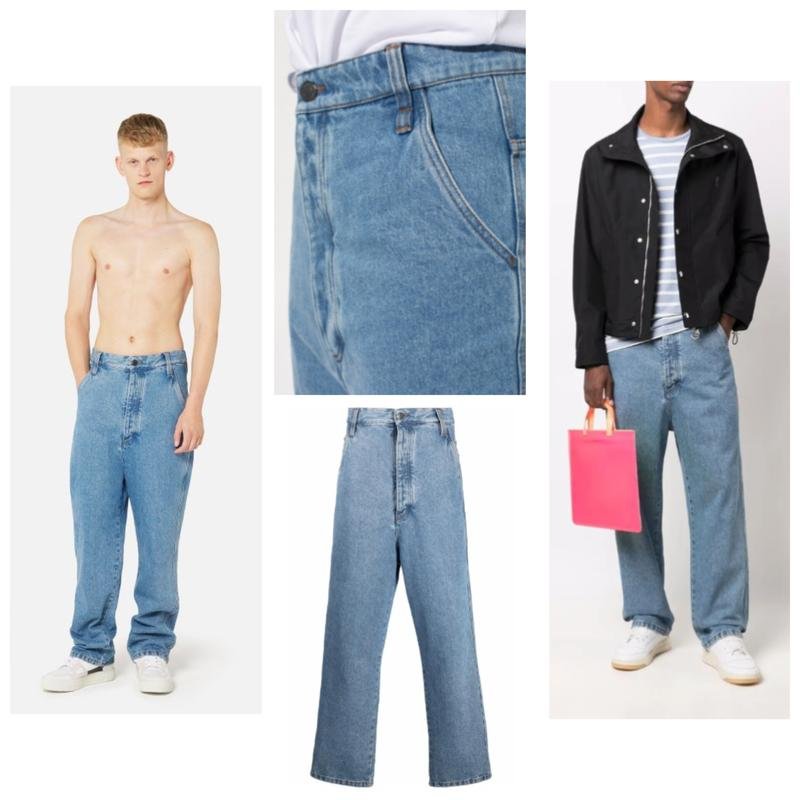 Мужские AMI Джинсы Голубой Джинс 31 / M / 44