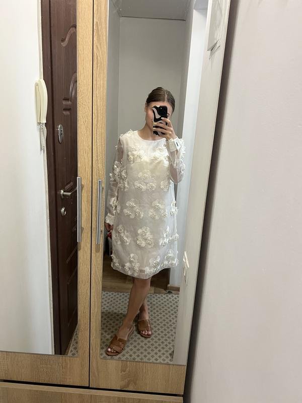 Женская Cacharel Платье Белое 36 / S / 44