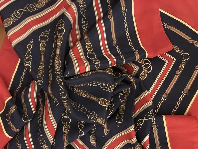 Scarf Ballin Red Silk