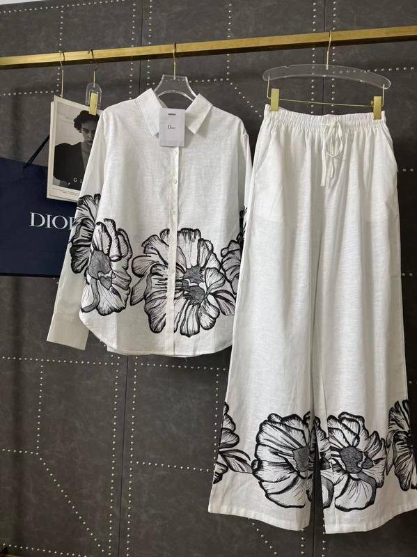 Women Christian Dior Suit White 36 / S / 44