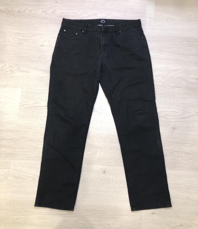 Homme Ben Sherman Pantalon Gris Coton 36 / XL / 50
