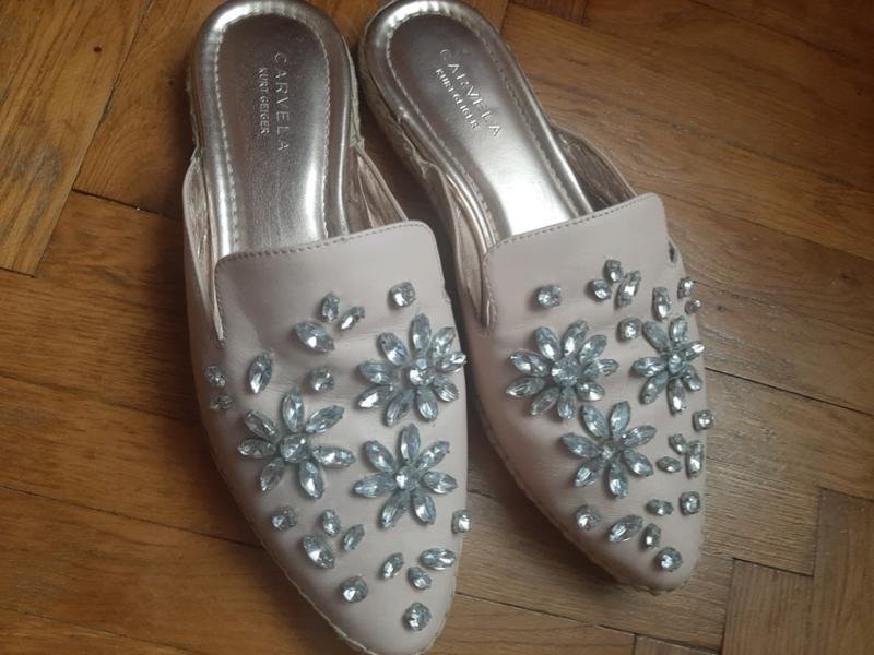 Women Carvela Mules Pink Leather 39