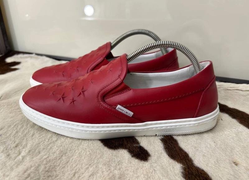 Мужские Jimmy Choo Слипоны Красный 42